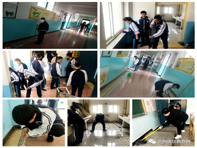 校园因我而美丽——我校高三年级开展卫生大扫除活动