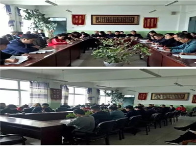 河西成功学校高中部召开近期工作安排会议
