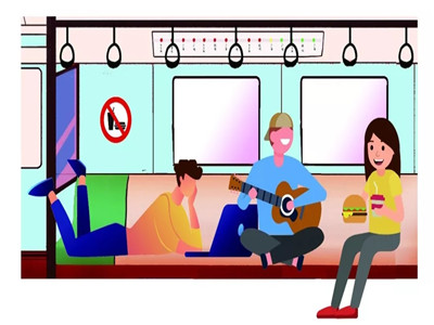 坐兰州地铁，这些行为不可以！